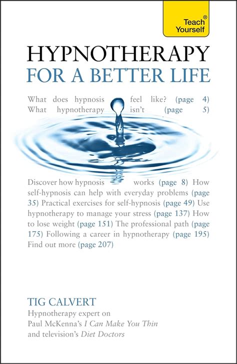 hypnotherapy for a better life teach yourself PDF