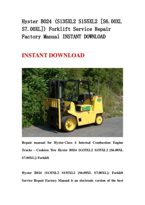 hyster 155 xl2 manual Reader