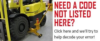 hyster forklift error codes Kindle Editon