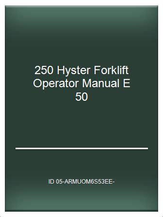 hyster-forklift-operator-manual Ebook Kindle Editon