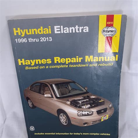 hyundai elantra 1996 thru 2013 haynes repair manual Doc