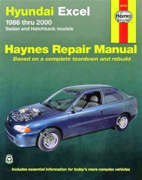 hyundai excel 1997 repair manual PDF