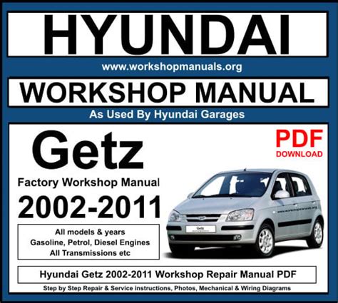 hyundai getz shop manual Kindle Editon