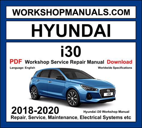 hyundai i30 workshop manual mac PDF
