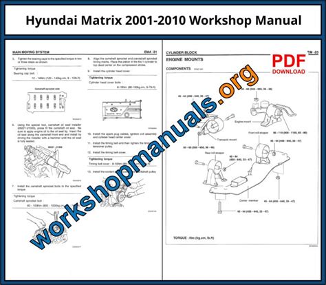 hyundai matrix manual book Doc