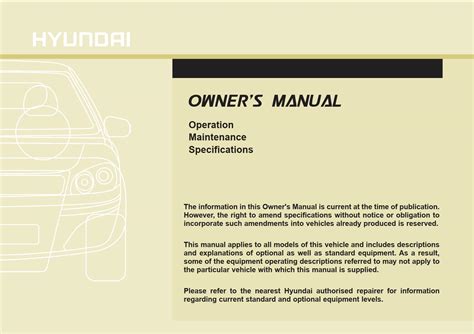 hyundai xg350 repair manual Reader