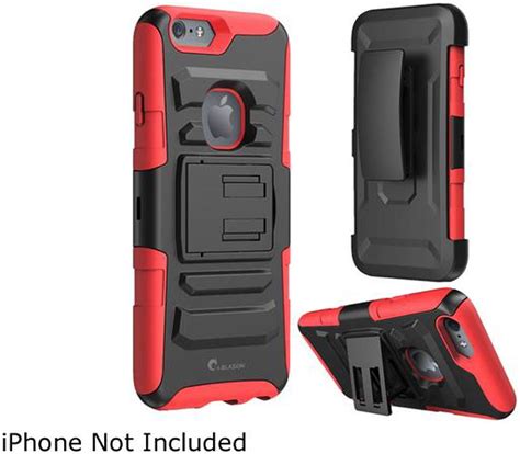 i Blason iPhone6 4 7 prime Black Holster Locking Kickstand Doc