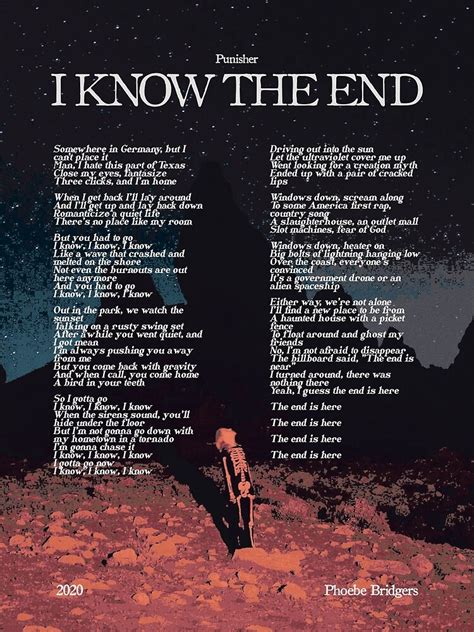 I Know The End Lyrics