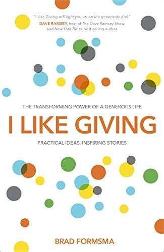 i like giving the transforming power of a generous life Reader