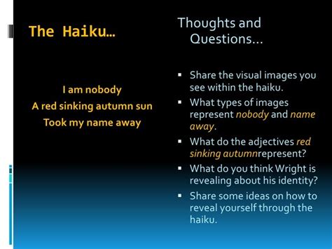 i m haiku identity manifesting haiku Kindle Editon
