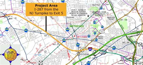 i-287 Map: Unraveling the Highway's Vital Role and Economic Impact