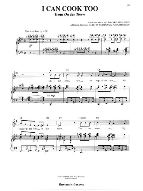 i-can-cook-too-sheet-music-free Ebook Doc