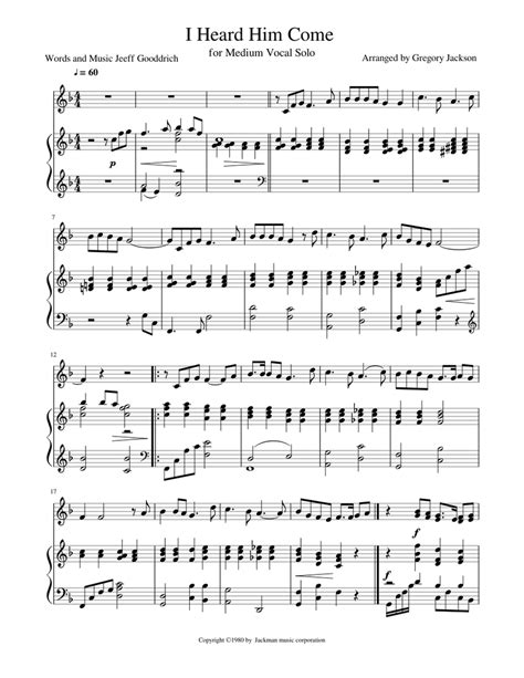 i-heard-him-come-sheet-music-duet Ebook PDF