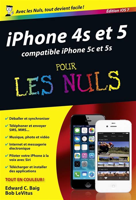 iPhone 4S et 5 édition iOS 7 Pour les Nuls French Edition Doc