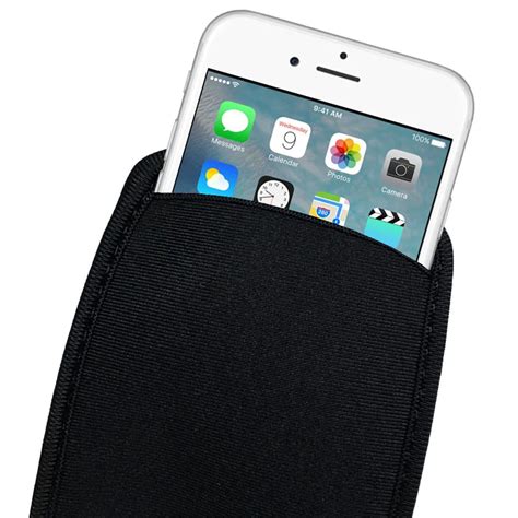 iPhone Black Neoprene Pouch Cover Kindle Editon