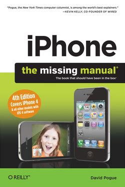 iPhone The Missing Manual 4th Edition Reader