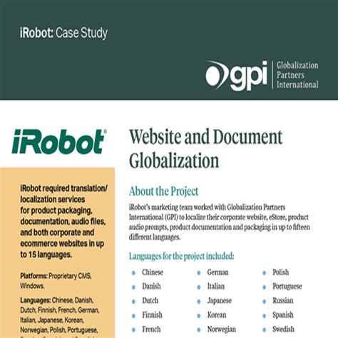 iRobot Corporation Fundamental Company Report Including pdf PDF