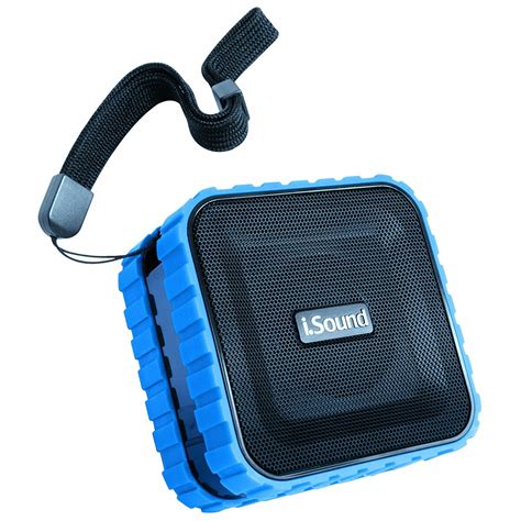 iSound DuraWaves Bluetooth Speaker blue Reader