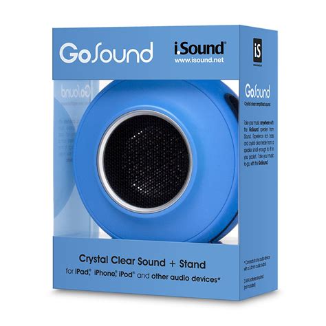 iSound ISOUND 1645 GoSound Speaker blue Reader