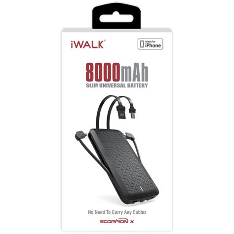 iWALK Universal Rechargeable lightning Micro USB Reader