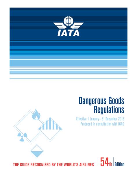 iata dgr 54th edition Kindle Editon