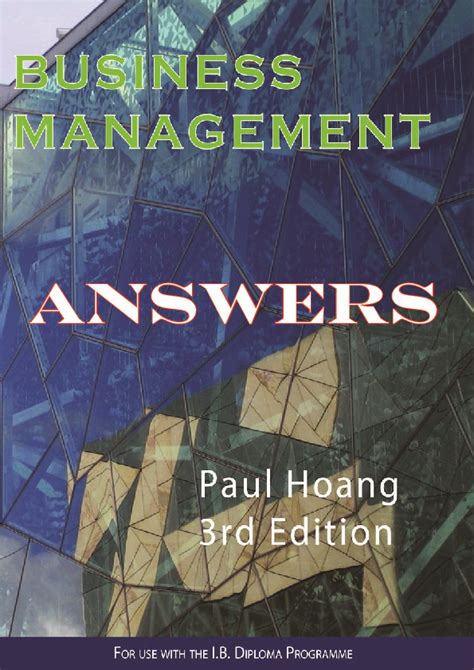 ib business paul hoang workbook answers Ebook Reader