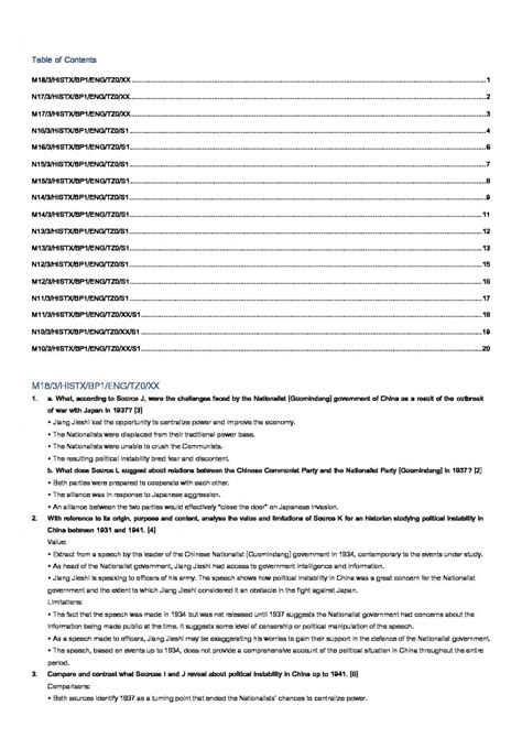 ib history paper 1 2011 Doc