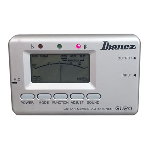 ibanez gu20 manual Kindle Editon