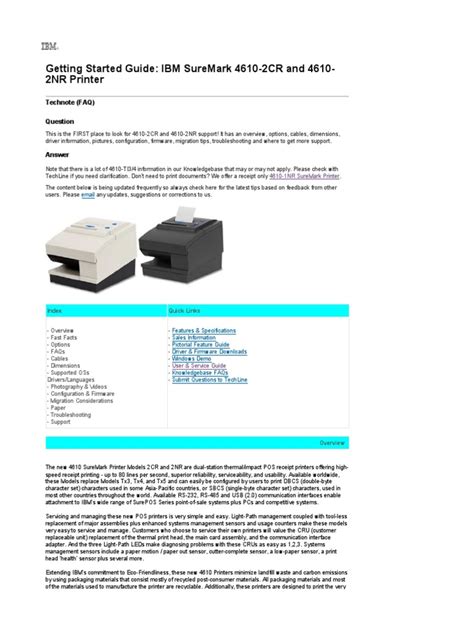 ibm 4610 2cr manual Doc