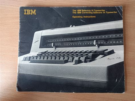 ibm selectric i ii iii service manual partly 28 pages user guide PDF