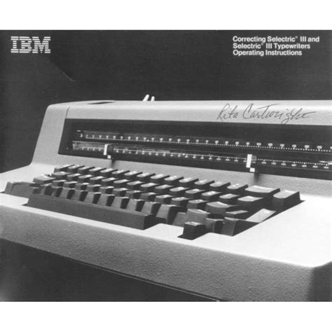 ibm selectric iii correcting selectric iii user guide PDF