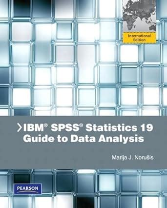 ibm spss statistics 19 guide to data analysis PDF