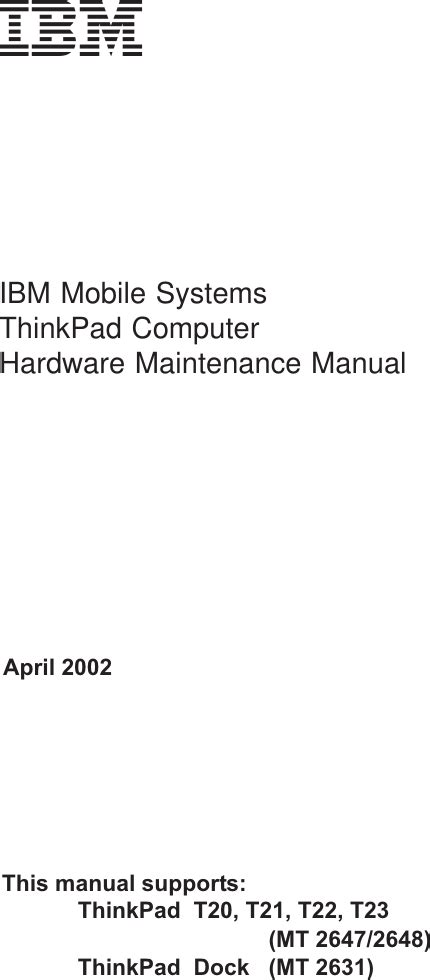 ibm thinkpad t20 setup guide user guide Epub