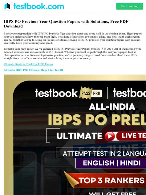 ibps solved question papers free download Epub