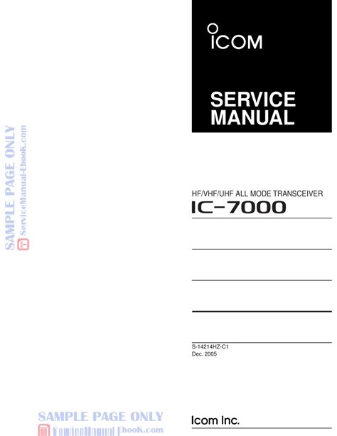 ic 7000 service manual Reader