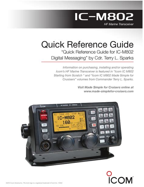 ic m802 manual pdf Kindle Editon