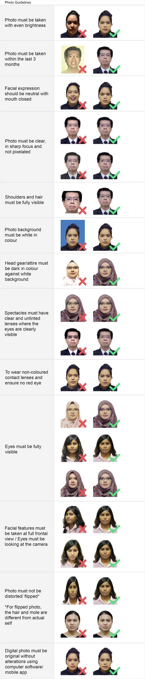 ica photo guidelines