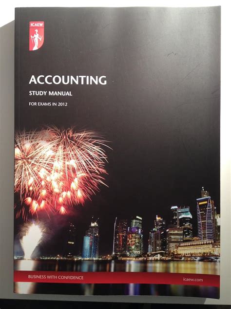 icaew accounting study manual Reader