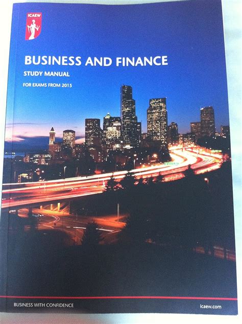 icaew business and finance study manual Kindle Editon