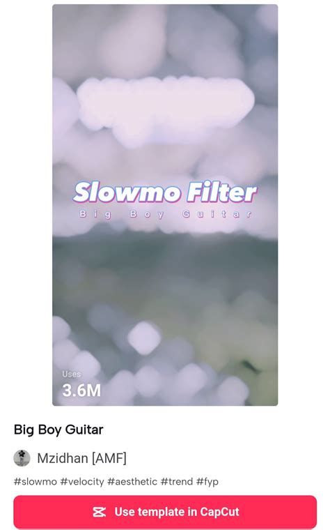 Ical Capcut Template Slow Motion Trend