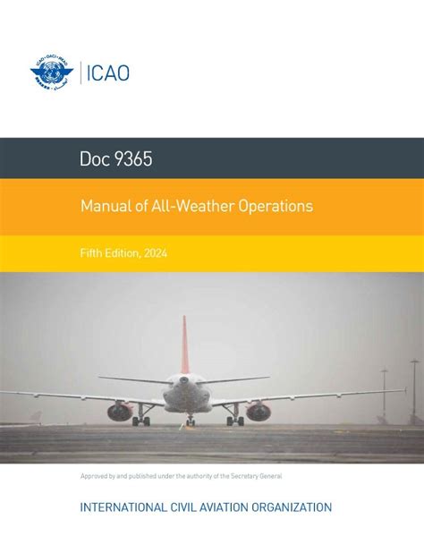 icao doc 9365 manual of all weather operations Reader