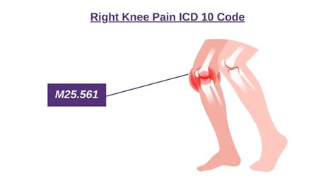 icd 10 pain right knee