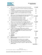 icdl guides test samples Reader