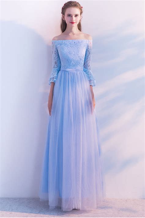 ice blue color dress