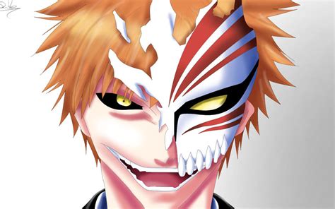 ichigo with hollow mask