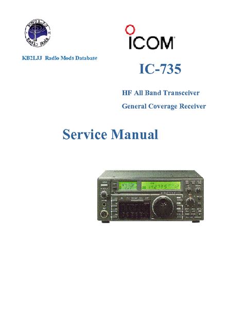 icom 735 parts manual pdf Epub