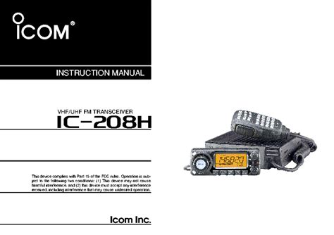 icom ic 208h manual Epub