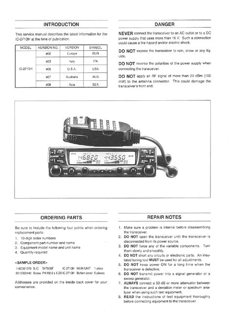 icom ic 2710 manual Doc