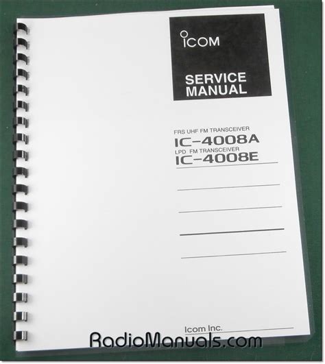 icom ic 4008 a mkii service manual user guide Doc