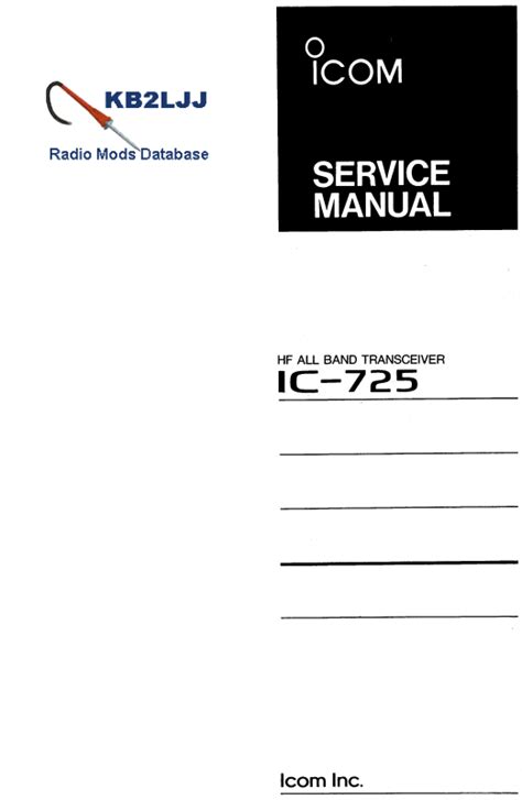 icom ic 725 service manual djvu user guide Doc